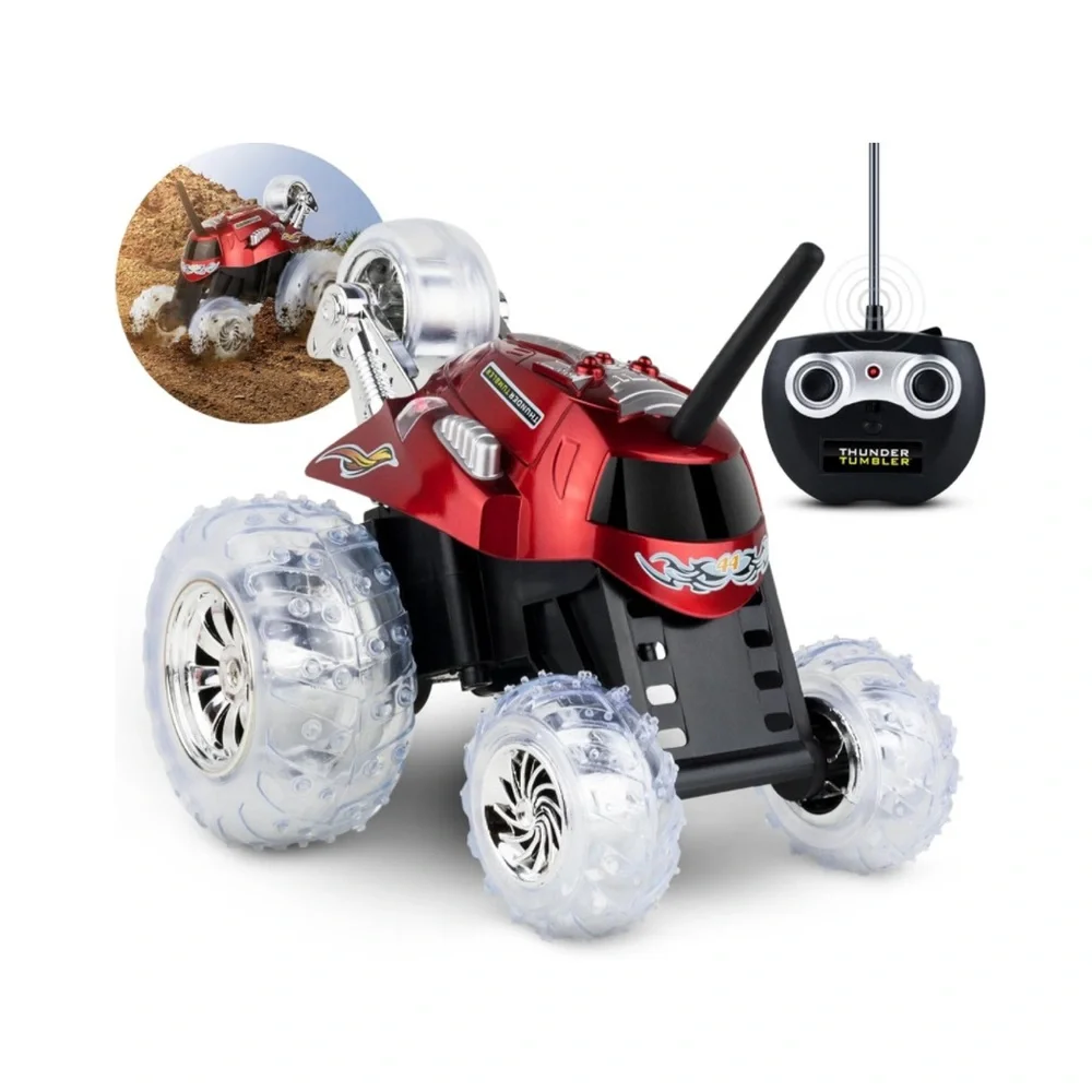 Thunder‎ Tumbler Children's Remote Control Spinning Stunt Car- Light purple